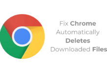 Fix Chrome Automatically Deletes Downloaded Files