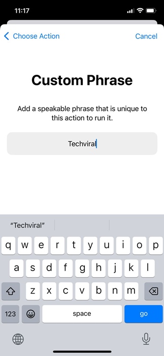 speakable phrase