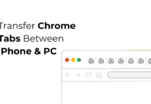 Transfer Chrome Tabs Between iPhone & PC