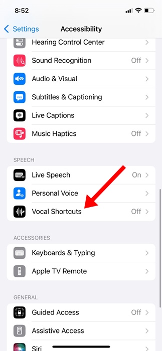 Vocal Shortcuts