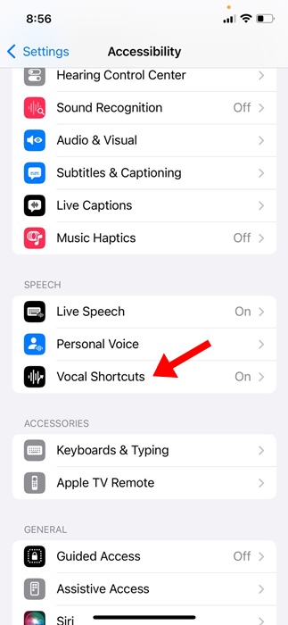 Vocal Shortcuts