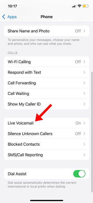 Live-voicemail