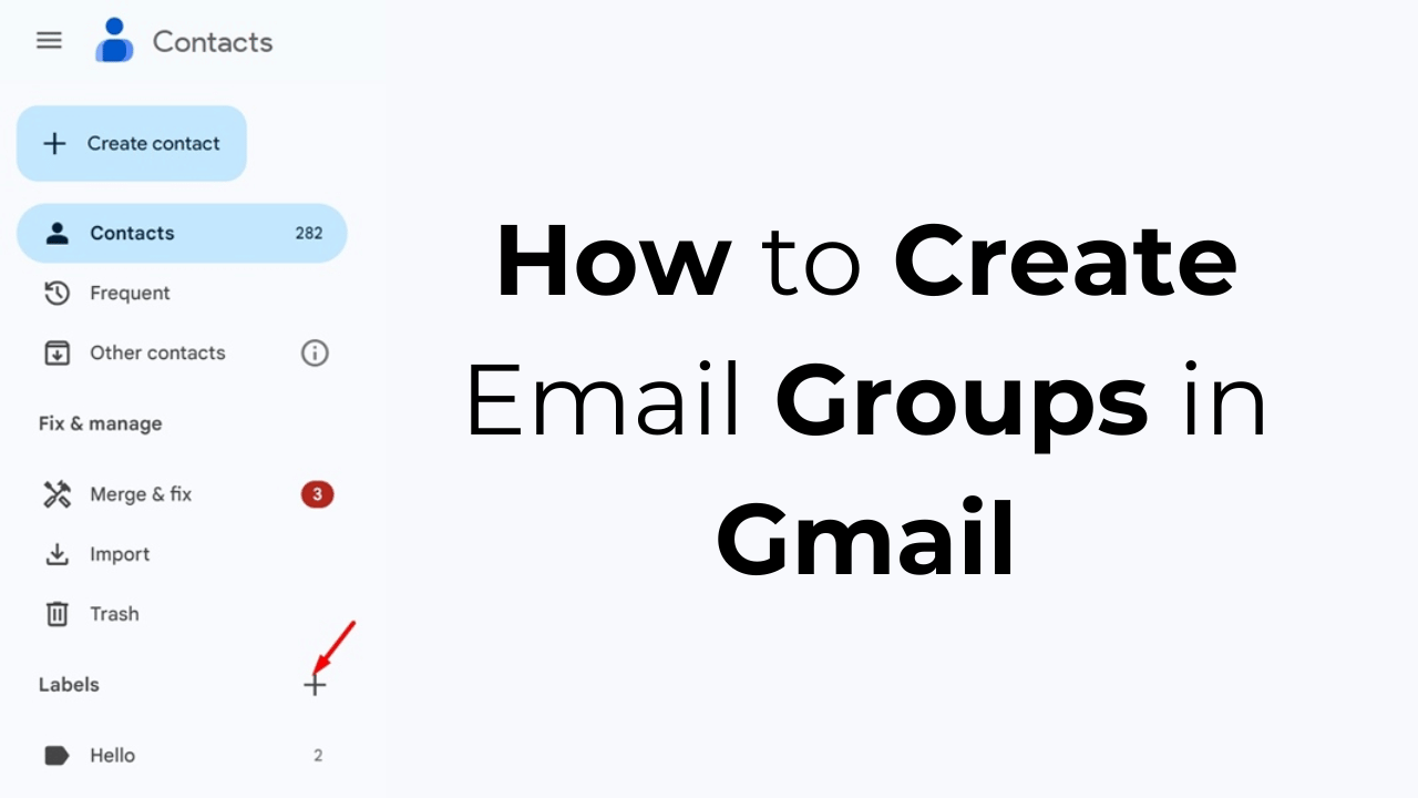 How to create email groups in gmail in 2024