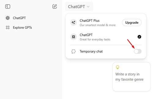 Temporary Chat