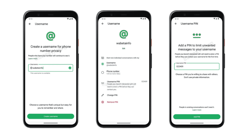 WhatsApp kan snart ersätta telefonnummer med användarnamn