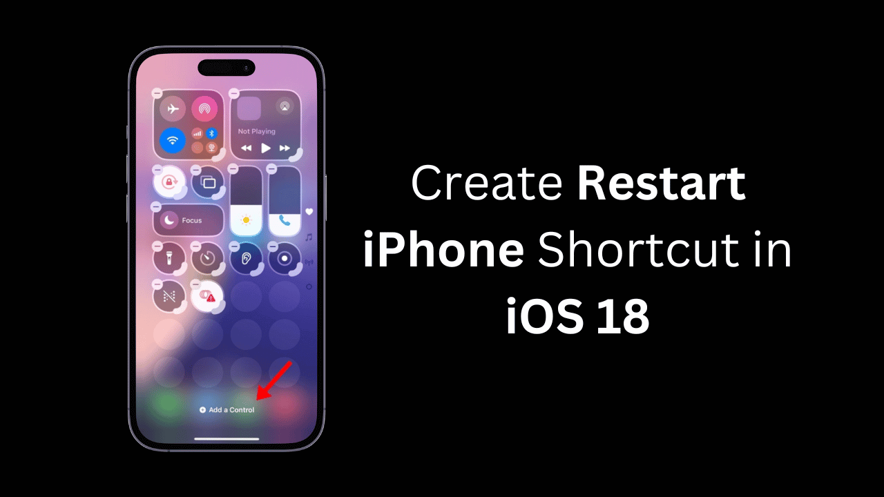 How to Create Restart iPhone Shortcut