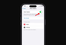 Enable Music Haptics on iOS 18