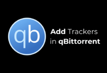 Add Trackers in qBittorrent