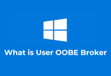 What is User OOBE Broker