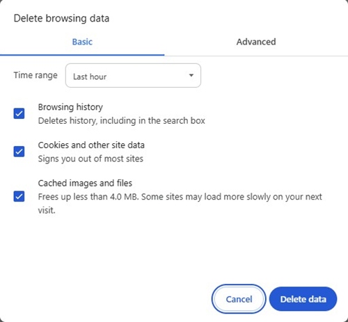 Delete Data