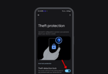 Enable Theft Protection Feature on Android