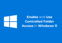 Enable and Use Controlled Folder Access in Windows 11