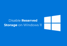Disable Reserved Storage on Windows 11
