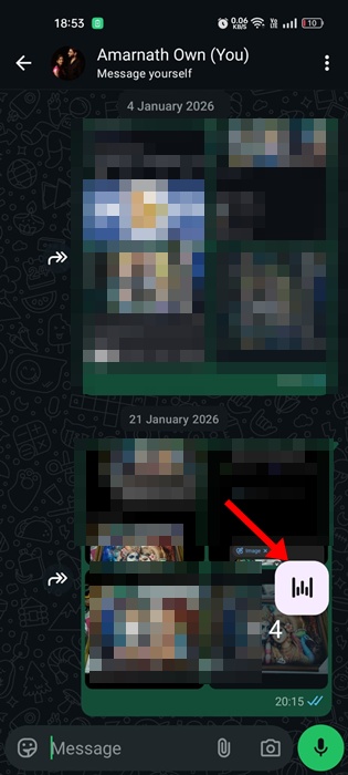 거품을 탭하세요