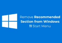 How to Remove Recommended Section from Windows 11 Start Menu Remove Recommended Section from Windows 11 Start Menu
