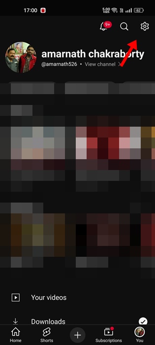 Settings gear icon