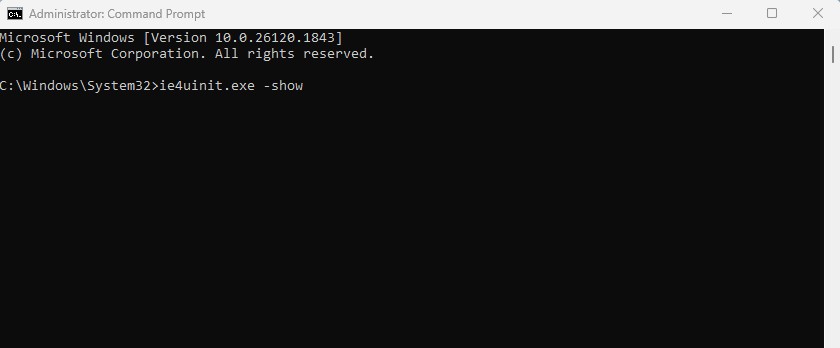 run these commands