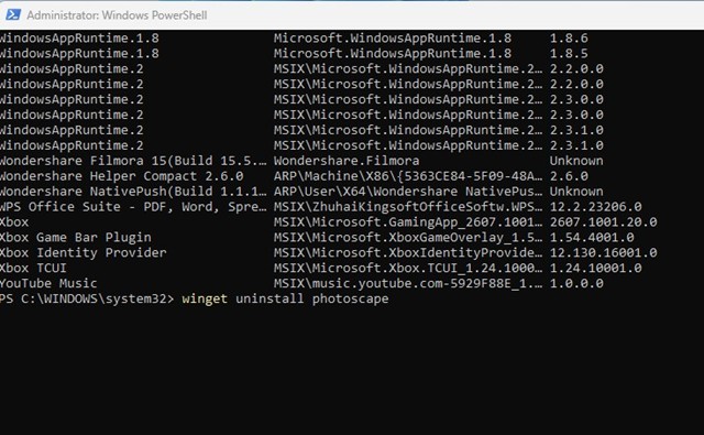 How to Uninstall Programs from CMD or PowerShell on Windows 11 49 enter this command